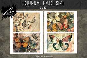 Shabby Butterfly Ephemera Kit