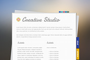 Creative Portfolio PSD, a Websites & App Template by Crazyleaf (Thumbnail 3 of 4)