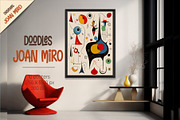 Posters in the style of Joan Miro 01, a Decorative Illustration by KENO Mascots (Thumbnail 3 of 6)