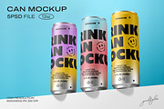 Drink Sleek Can - 12oz / 355ml, a Packaging Mockup by Grid&Glow (Thumbnail 1 of 7)