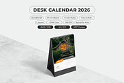 Desk Calendar 2026 Template, a Stationery Template by MstArtwork (Thumbnail 3 of 6)
