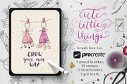 Cute Little Things for Procreate, a Brush Add-On by Gray Cat Graphics (Thumbnail 1 of 10)