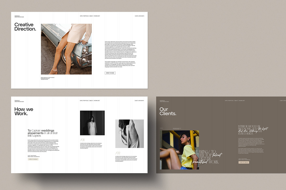 Expo | Brand Portfolio, a Presentation Template by creathrivestudio (Photo 6 of 10)