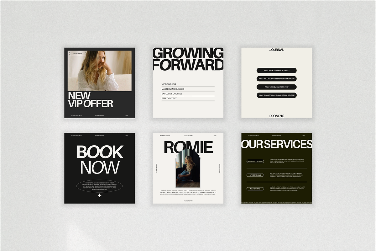 Instagram Templates for Coaches, a Social Media Template by StudioRoams (Photo 5 of 10)