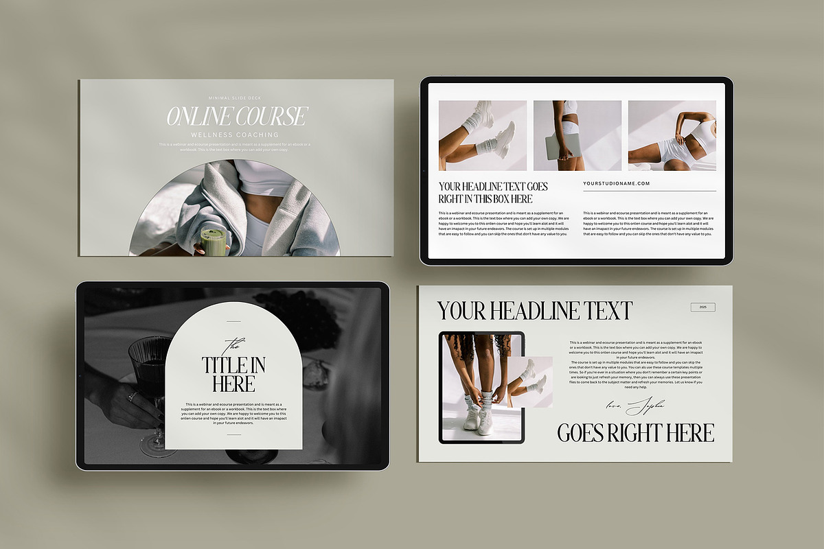 Wellness Coach Canva Slide Deck, a Presentation Template by Amaré Creative (Photo 5 of 6)