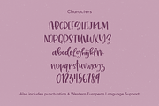 Plum Cobbler Handwritten Font, a Script Font by Beck McCormick (Thumbnail 8 of 10)