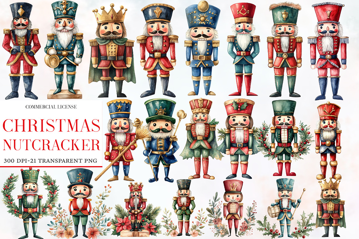 Christmas Nutcracker clipart, an Illustration by Designworld (Photo 1 of 5)