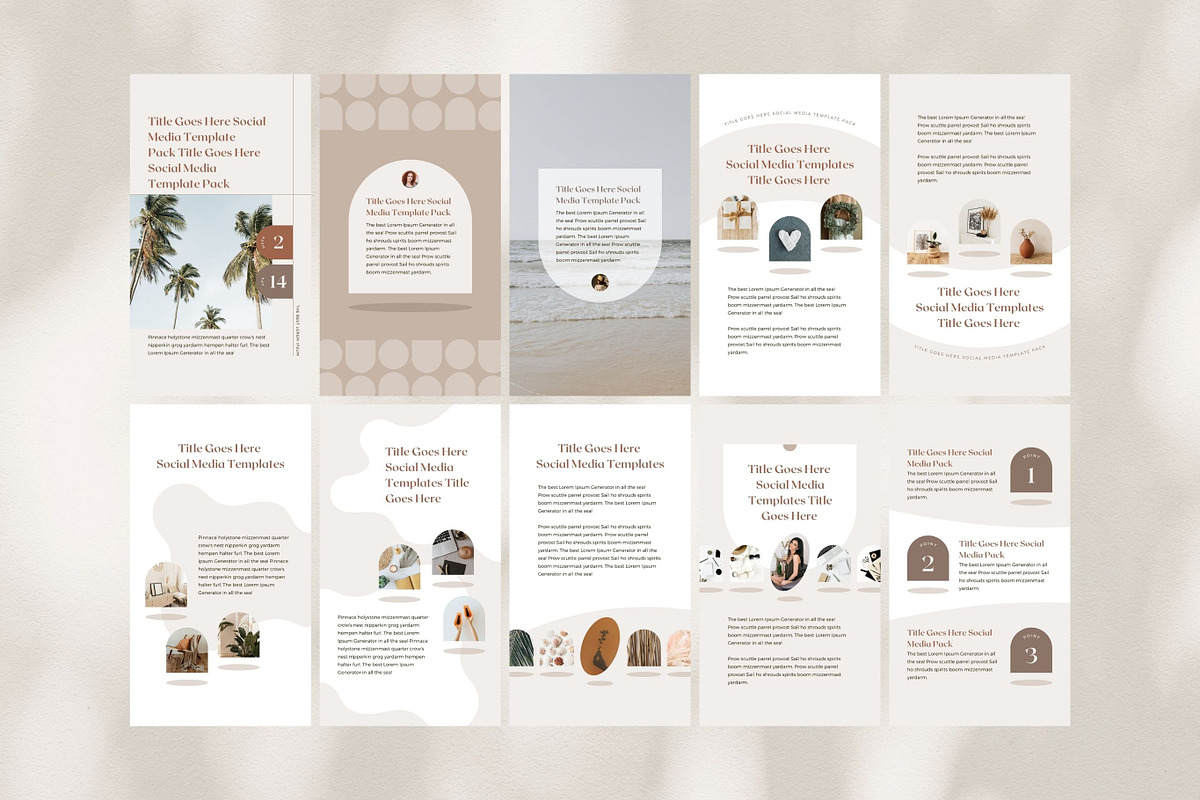 Instagram Story Templates Canva, a Social Media Template by Keikoya (Photo 8 of 16)