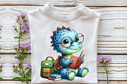 Cute Baby Dinosaur Clipart, an Illustration by Rose Art (Thumbnail 6 of 7)