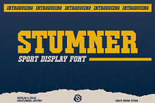 Stumner - Sport Display Font