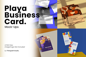 Playa Business Card Mock-Ups
