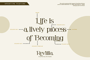 Revillia-Casual Serif Font