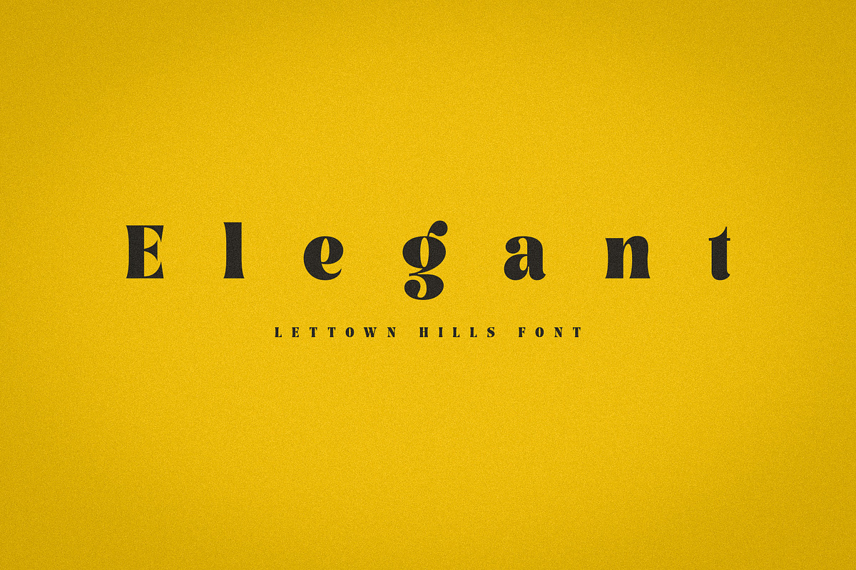 Lettown Hills, a Font by senzana (Photo 2 of 10)