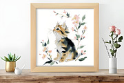 Collection of Spring Kittens Clipart, an Illustration by DreamCafeArt (Thumbnail 6 of 8)