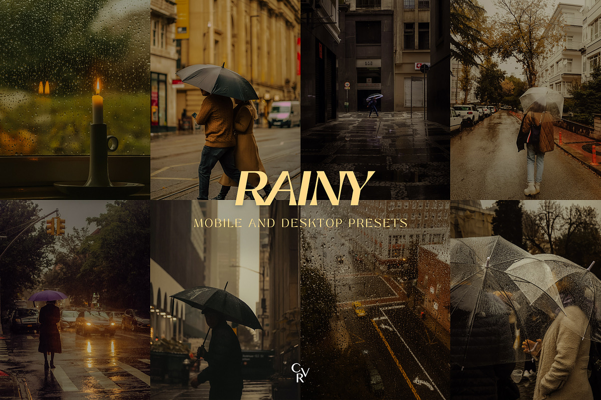 15 Rainy Lightroom Presets, a Preset Add-On by CVR Presets (Photo 1 of 8)