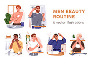 Men beauty & skin care routine set, a Person Illustration by Good Studio (Thumbnail 1 of 4)