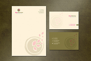 Spa Logo & Stationery Design