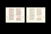 Line Art Poetry Book InDesign 5”x8, a Magazine Template by an-arketype studio. (Thumbnail 4 of 5)