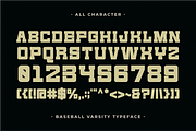 Baseball Varsity - Condensed Slab, a Slab Serif Font by Pian45 Studio (Thumbnail 6 of 8)