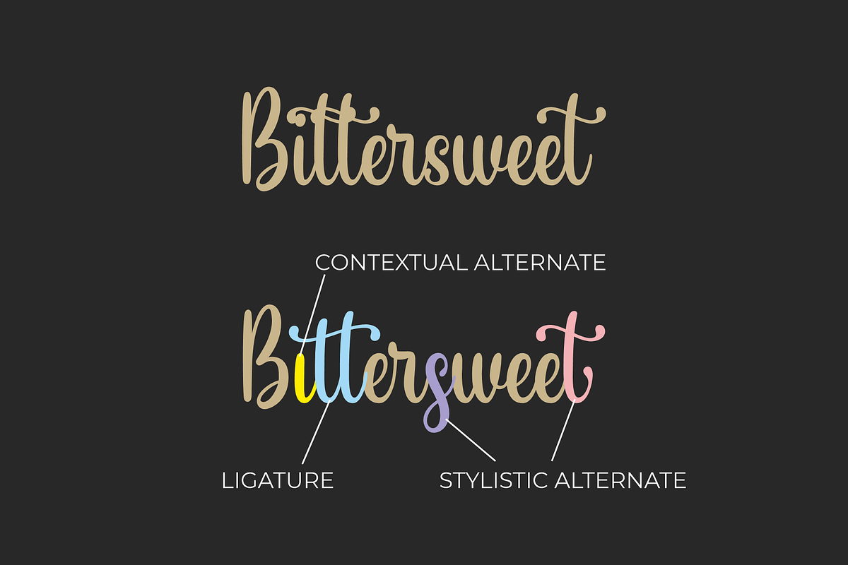 Bellefonte - Feminine Typeface, a Script Font by SusiType (Photo 9 of 9)