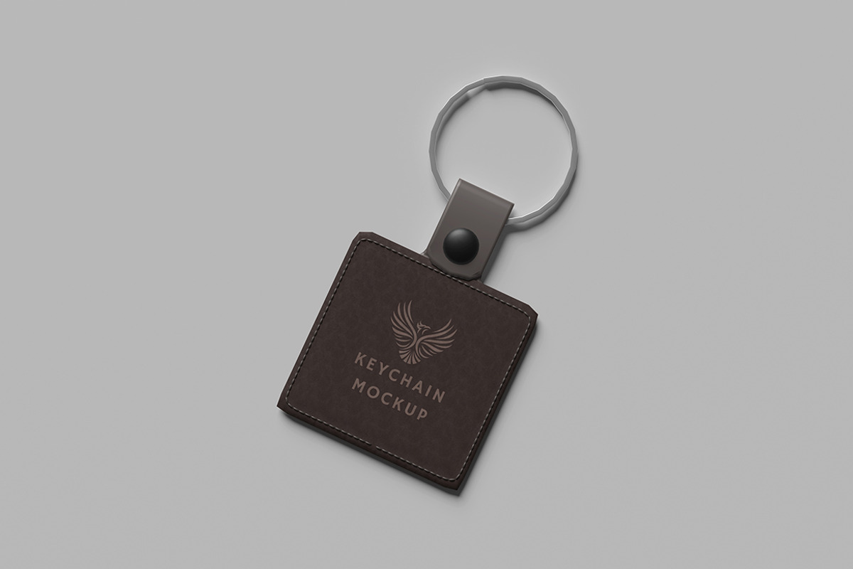 Leather keychain Mockup, a Product Mockup by Squashy Creative Studio (Photo 4 of 5)