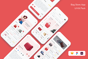 Bag Store App UI Kit Pack