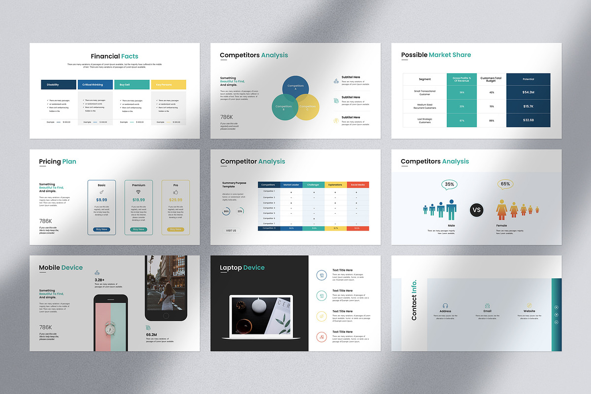 Minimal Business Presentation, a Presentation Template by Slide_Genius1 (Photo 7 of 7)