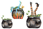 Watercolor Halloween set, an Object Illustration by Olha's watercolor (Thumbnail 3 of 10)