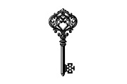 Vintage Skeleton Key Bundle, an Illustration by Gaye Art (Thumbnail 3 of 31)