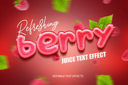 Editable Juice Text Effect Pack of 6, a Layer Style Add-On by Creative Designs (Thumbnail 2 of 6)