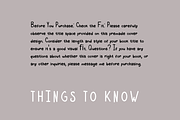 Premade Book Cover Minimalist Design, a Print Template by Little Creative Scribbles (Thumbnail 2 of 9)