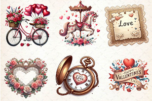 Vintage Valentine Clipart