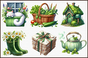 Green Summer Cottagecore Clipart, an Illustration by Sublimation Artist (Thumbnail 3 of 6)