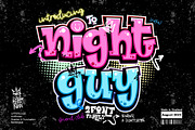 Night Guy, a Serif Font by BBtypeStudios (Thumbnail 1 of 12)