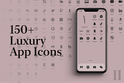 iOS 14 Luxury iPhone App Icons • I, an Icon by Homescreen Pro (Thumbnail 1 of 6)