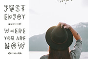 Native Geometric Font, a Script Font by Katrinelly (Thumbnail 2 of 8)