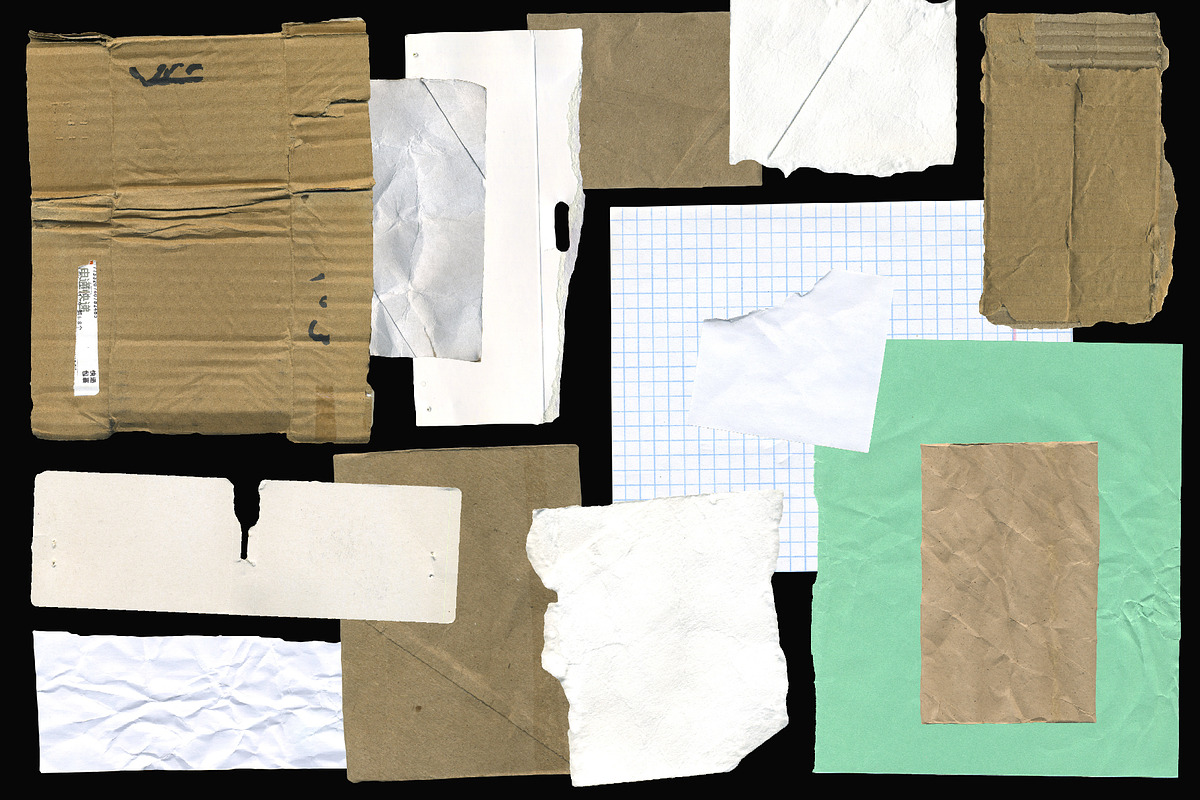 Paper Collage and Scribbles Elements, a Graphic by LarysaZabrotskaya (Photo 21 of 24)