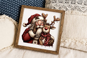 Santa Claus and Reindeer PNG, an Illustration by Libby Wishes (Thumbnail 6 of 6)