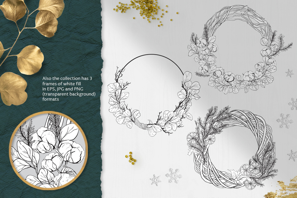 ❆ Merry Christmas collection ❆, a Decorative Illustration by Ivanna-Ivashka (Photo 3 of 12)