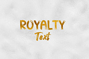 Gold Foil Photoshop Text Effect, a Layer Style Add-On by MRI STUDIO (Thumbnail 5 of 29)