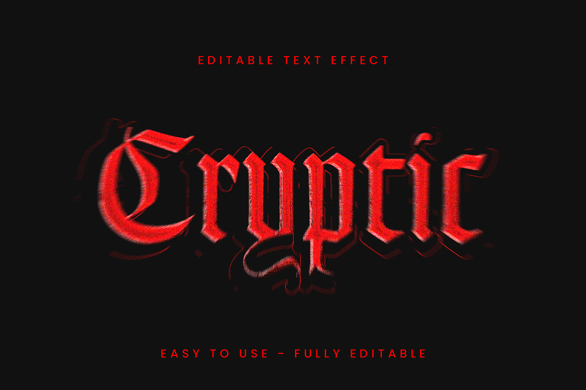Classic Gothic Text Effect