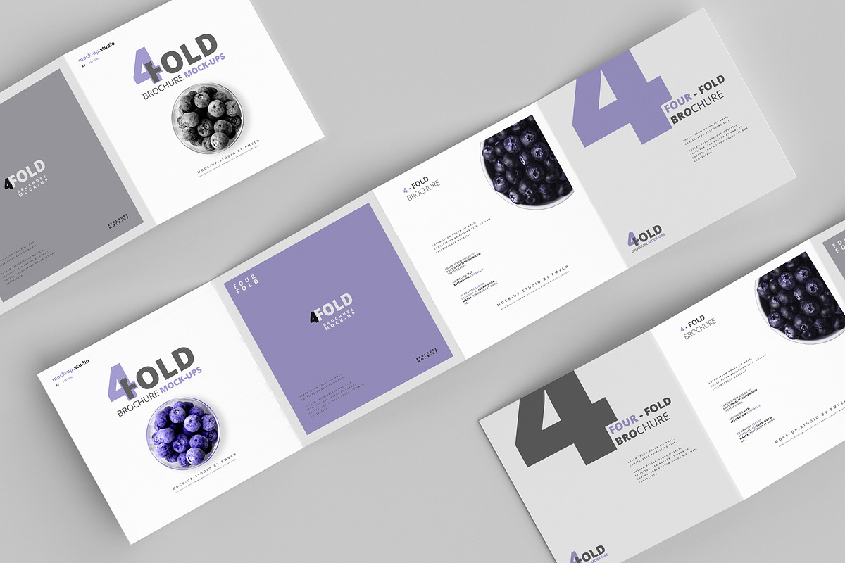 165 Brochure Mock-ups Big Bundle, a Print Template by pmvch (Photo 43 of 170)