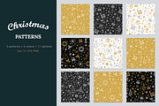 Gold line Christmas set, an Illustration by Fay_Francevna (Thumbnail 4 of 5)