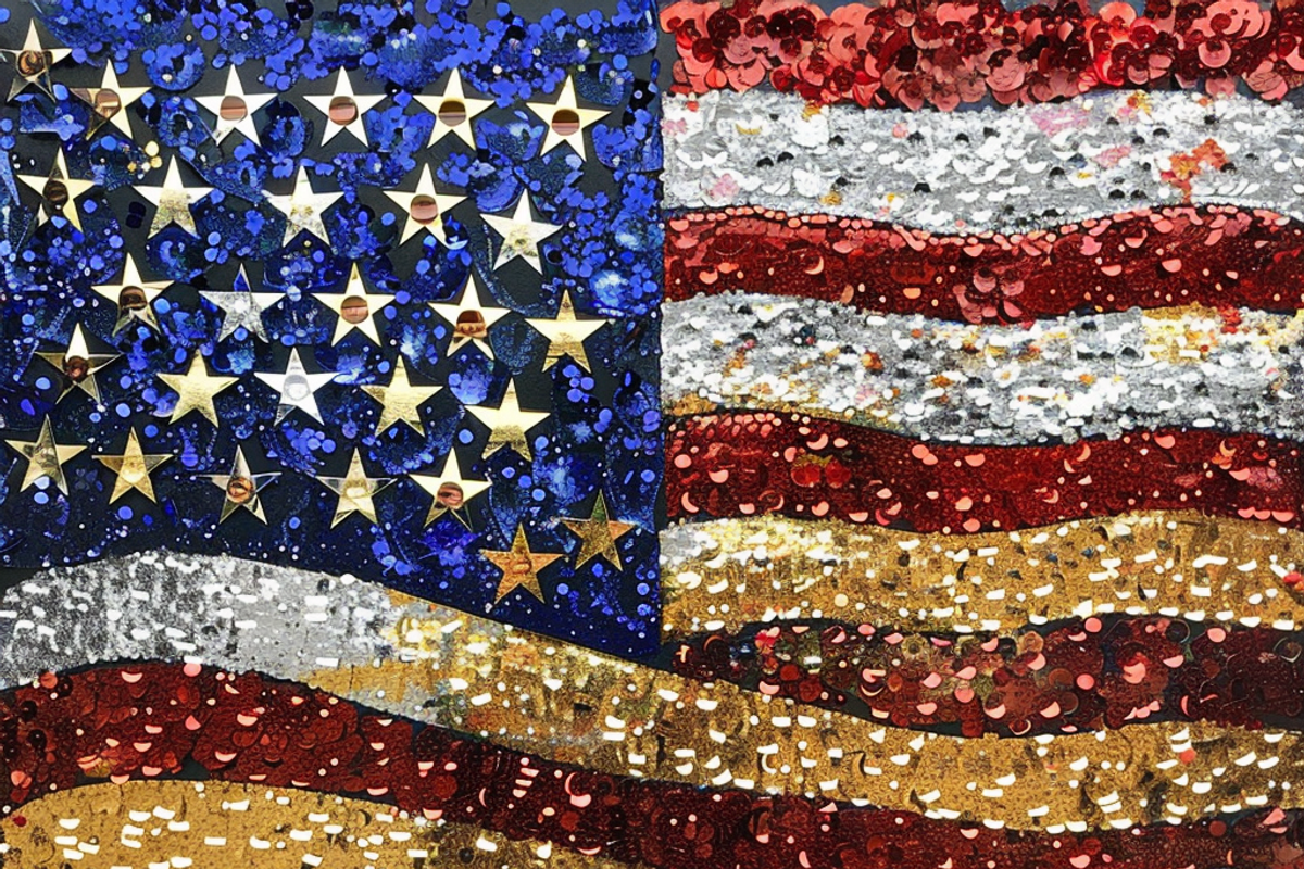 Patriotic Glitter Paper, a Background Graphic by Printable Treasure (Photo 2 of 4)