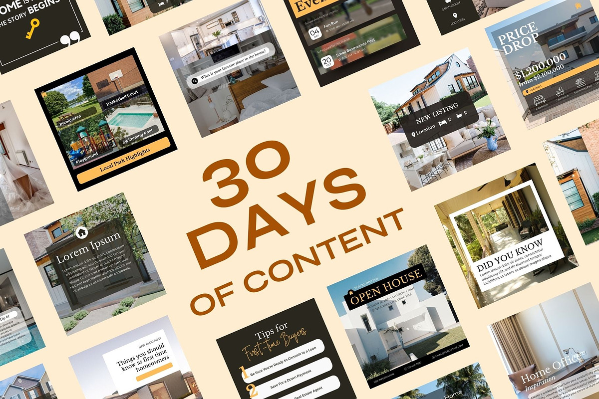 Haus Real Estate Social Template, a Templates & Theme by Artfullyours (Photo 8 of 11)