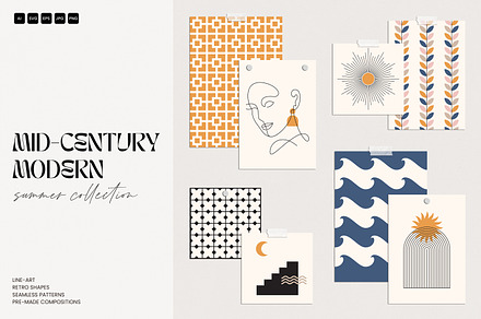 Mid-Century Modern Summer Set
