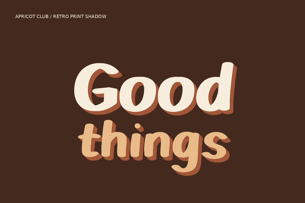 Apricot Club Bold Handwritten Brush, a Handwritten Font by Colorsfav (Photo 11 of 11)