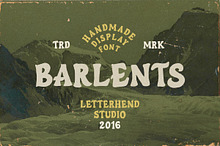 Barlents Handmade Display Font