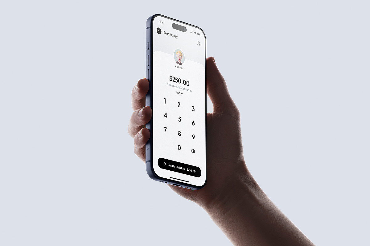 24 iPhone 17 Pro in Hand Mockups, an iPhone Mockup by Asylab (Photo 30 of 107)