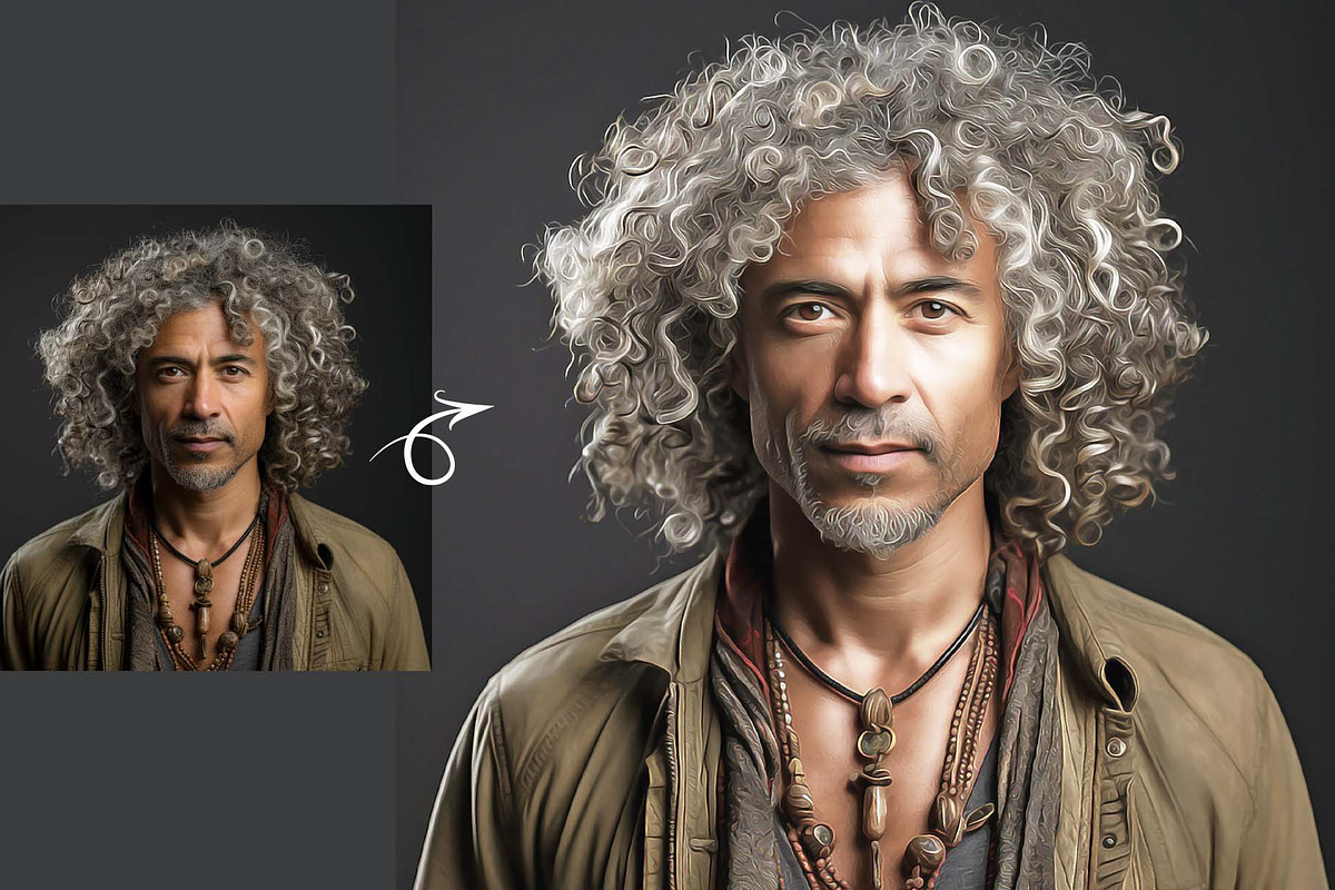 Oil Paint Creator Photoshop Action, an Action Add-On by MRI STUDIO (Photo 3 of 14)